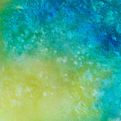 Blue and yellow abstract color background