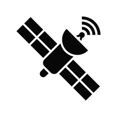 satellite icon vector design trendy