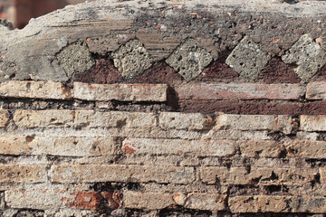 old vintage stone bricks wall texture surface backdrop