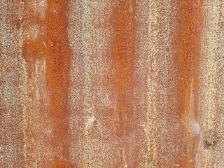 rusty galvanized sheet.old rusty galvanized sheet iron fence texture background.Rusty galvanized roof.