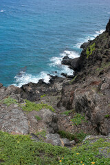 Ocean Cliffs And Sea