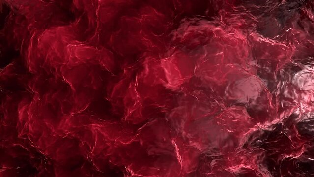 Fantasy red waves pattern on black gradient, motion abstract futuristic, galaxy and nature style background