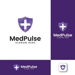 Medical modern vector logo design 