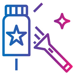 glow gradient style icon