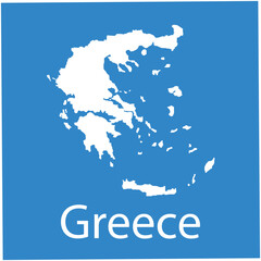 greece map background vector - obrazy, fototapety, plakaty