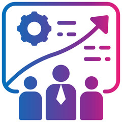 market gradient style icon