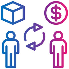 product gradient style icon