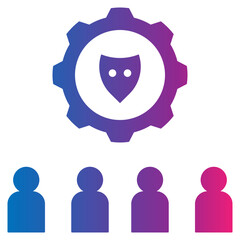 scammer gradient style icon