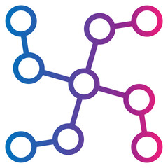 star gradient style icon