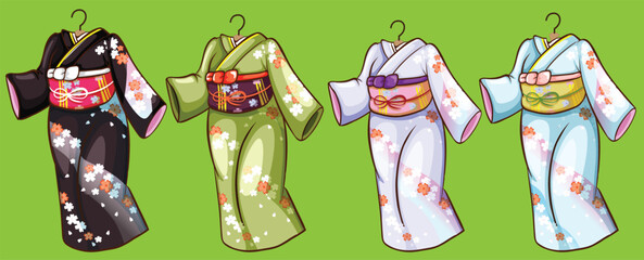 Asian clothes illustration by the greatest graphics