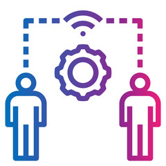 wifi gradient style icon