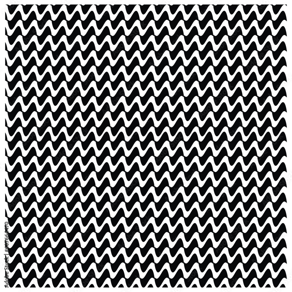 Poster wave pattern background vector