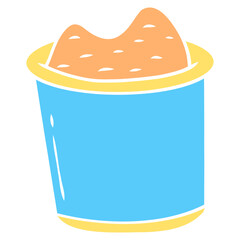 illustration of sand bucket