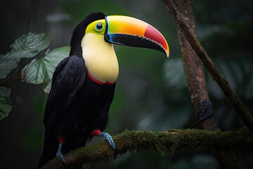 Naklejka premium Toucan, generative ai