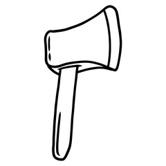 axe construction equipment icon