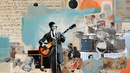 Band Collage - generative ai
