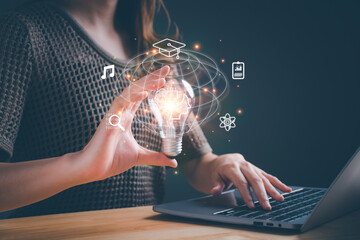 AI learning and business Artificial Intelligence, artificial intelligence by enter command prompt...