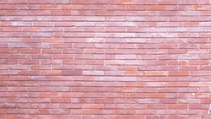 Red brick walls that are not plastered background and texture. Blank for design. Trendy concept design