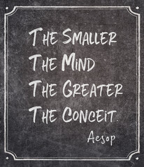 greater the conceit Aesop