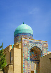The ancient mausoleum of Shakh-I-Zinda, The Tomb of living King, during the reign of Amir Temur in...