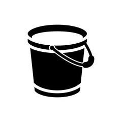 Bucket icon vector on trendy design