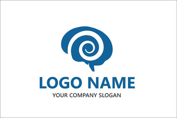 Brain Vector logo design template