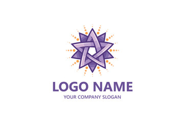 Obraz premium Abstract star logo design