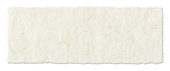 Natural japanese recycled paper texture. Horizontal banner background
