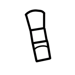 brush cosmetic beauty hand drawn organic line