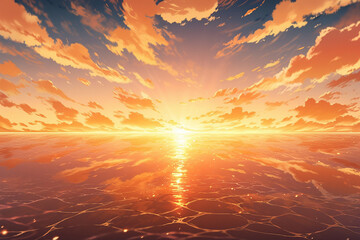 繊細で芸術的な自然系背景のイラスト(AI generated image)