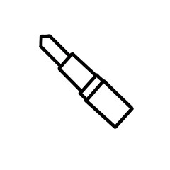 lipstick cosmetic beauty hand drawn organic line