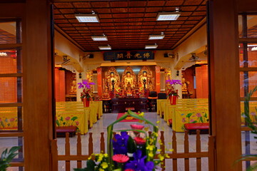 The Da Longdong Baoan Temple completed in 1831 dedicated to Bao Sheng Da Di in Taipei Taiwan