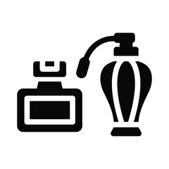 parfume glyph icon illustration vector graphic