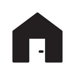 House Vector Line Icon. Home Symbol - obrazy, fototapety, plakaty