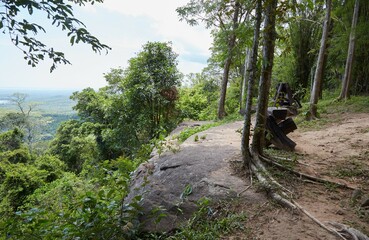 Phra That Phu Pek, an ancient Khmer temple atop a hill in Thailand's overlooked Sakon Nakhon Province