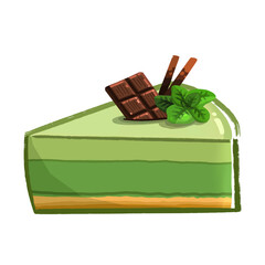 Green tea cake
