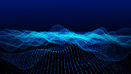 Abstracts sciense digital futuristic geometric network background. 3d technology structure, design concept. 