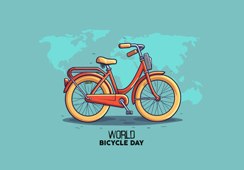 Fototapeta na wymiar Cycling for Change: Honoring World Bicycle Day