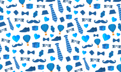 Father's Day transparent png pattern background poster or banner design template celebrate in june. Promotion and shopping template for father day styllish design. father day banner.