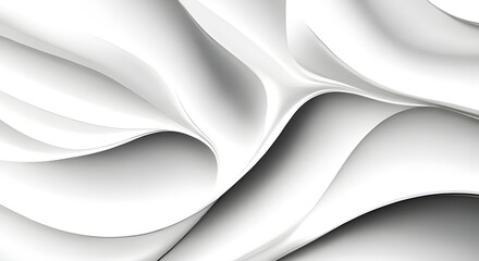 Obraz premium Abstract white liquid