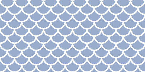 Fish, mermaid, dragon scales seamless pattern. Mermaid tail pattern. Fish and snake scale background. Abstract japanese geometric line water wave and roof tiles background. Vector illustration.