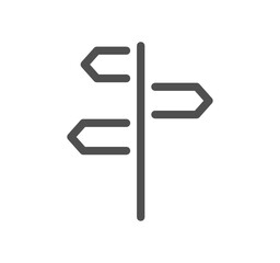 Travel and vacation related icon outline and linear vector.