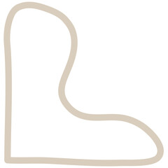 Corner Outline (Beige) 2