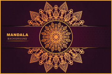 Vector luxury ornament ethnic mandala pattern design.