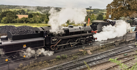Fototapeta na wymiar Steam Trains