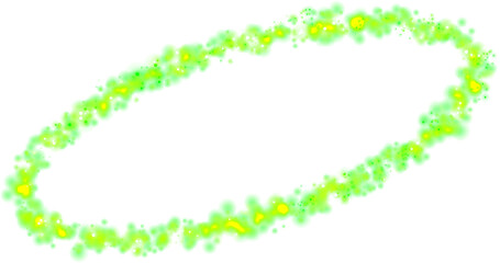 Radiant Green Sparkling Magic
