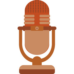 Retro Microphone Illustration