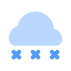snow duotone icon
