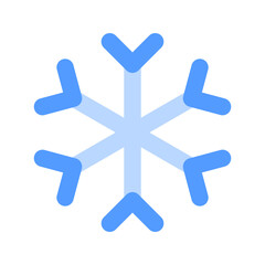 Obraz premium snowflake duotone icon