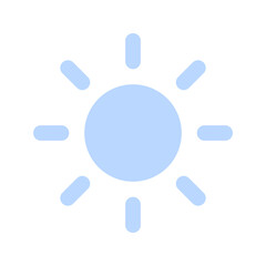 sun duotone icon